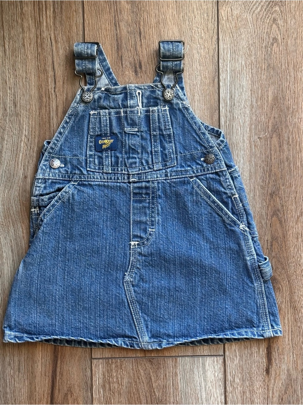 OshKosh B'gosh Blue Denim Overall Dress